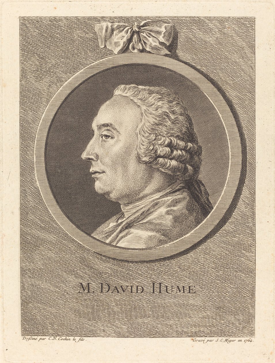 M. David Hume de Simon Charles Miger after Charles Nicolas Cochin II