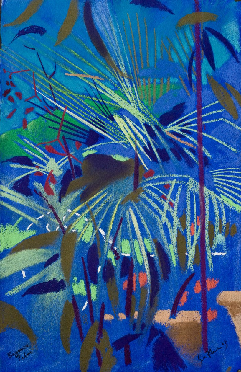 Begonia Palm (pastel sobre papel) de Simon Fletcher