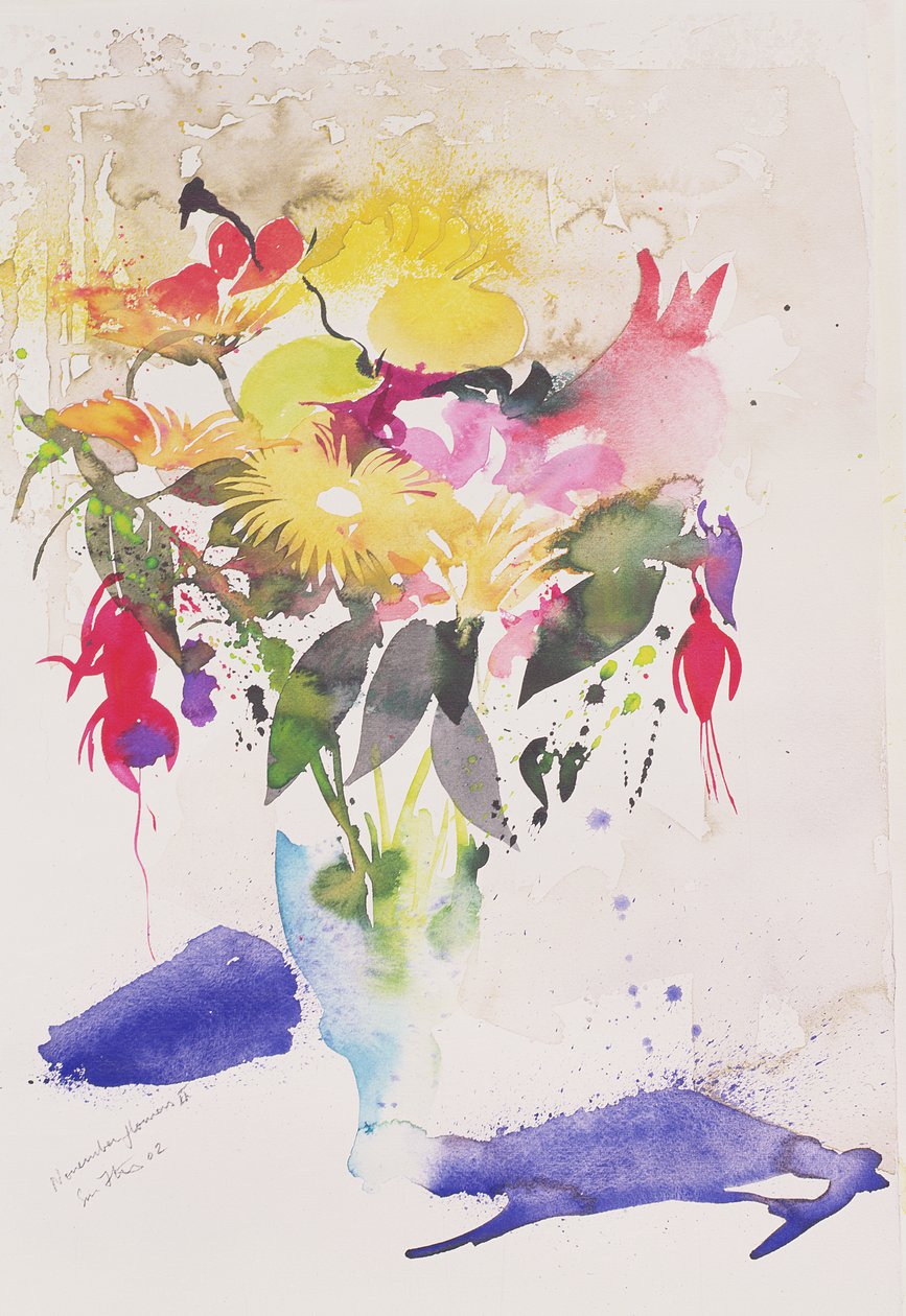 Flores de noviembre II, 2002 (acuarela) de Simon Fletcher