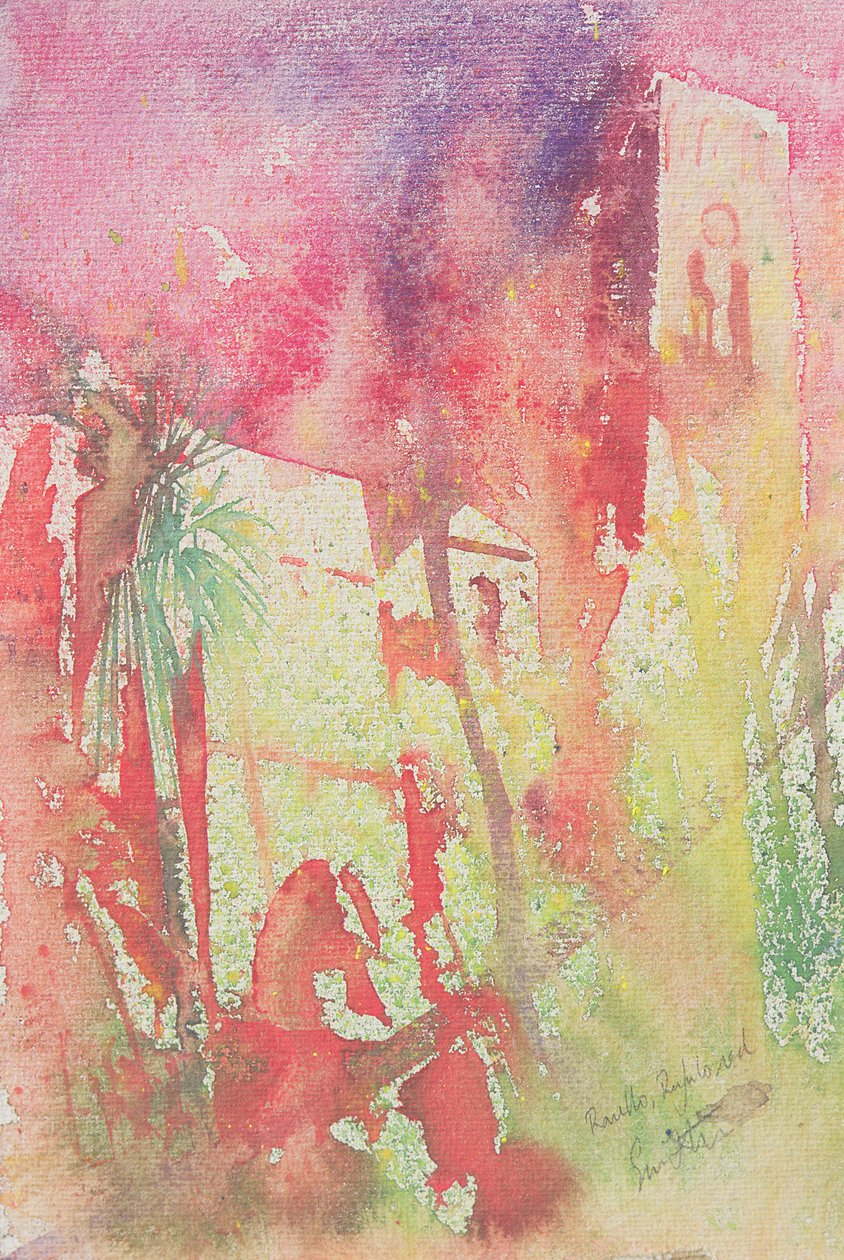 Ravello rufulo, Italia, 2001 (acuarela) de Simon Fletcher