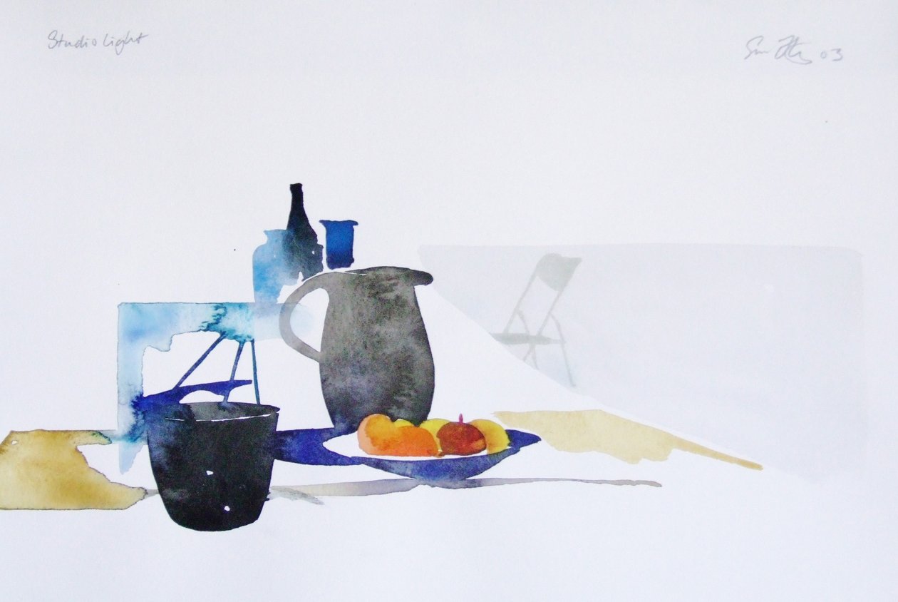 Luz de estudio, 2003 (acuarela) de Simon Fletcher