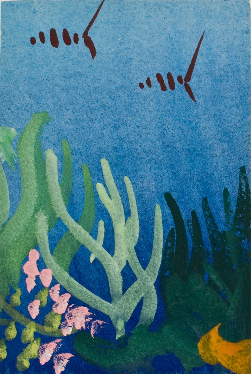 El arrecife I, 2017 (técnica mixta) de Simon Fletcher