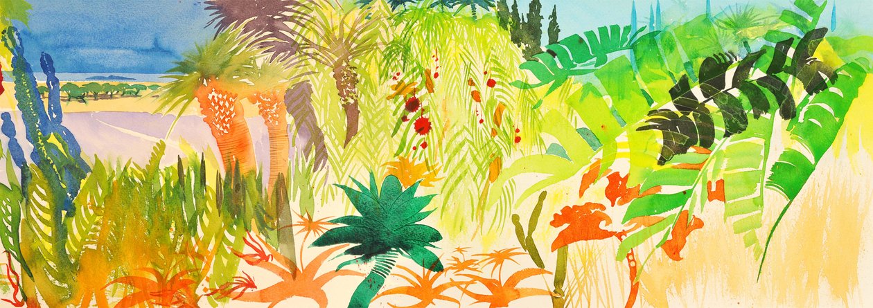 Tropical, 2016 (medios a base de agua) de Simon Fletcher