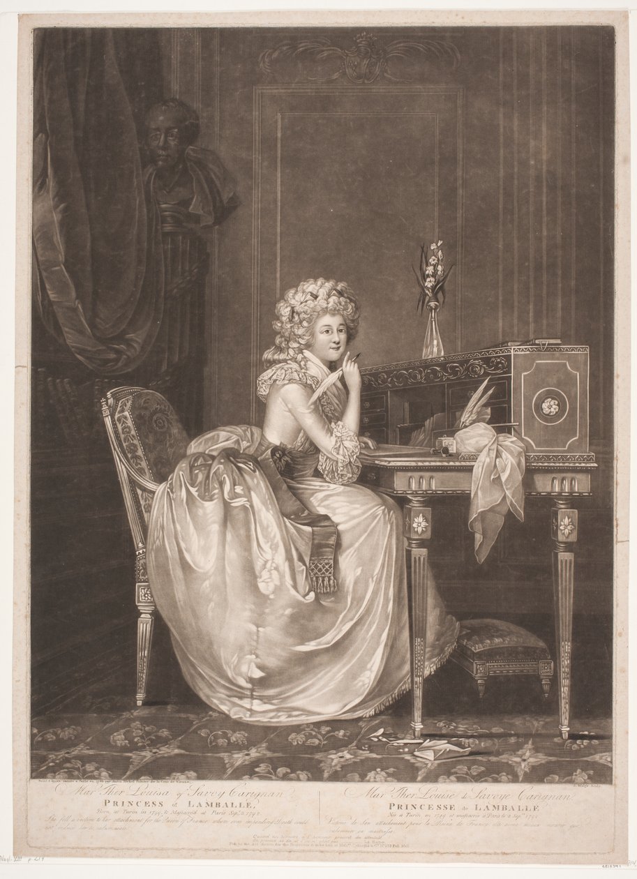 María Luisa de Saboya de Simon Malgoc