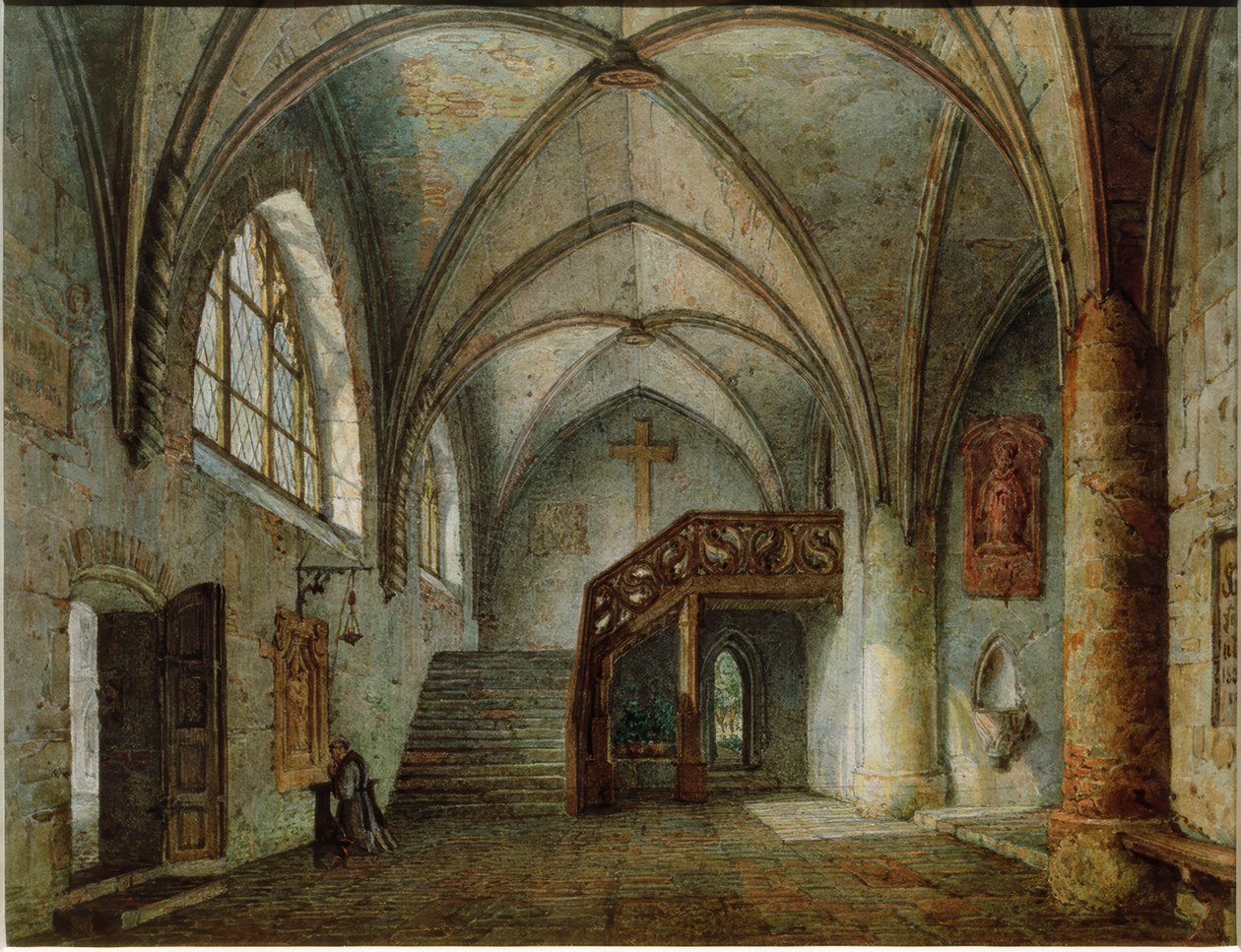 Entrada Zwölfbrüderhaus de Simon Quaglio