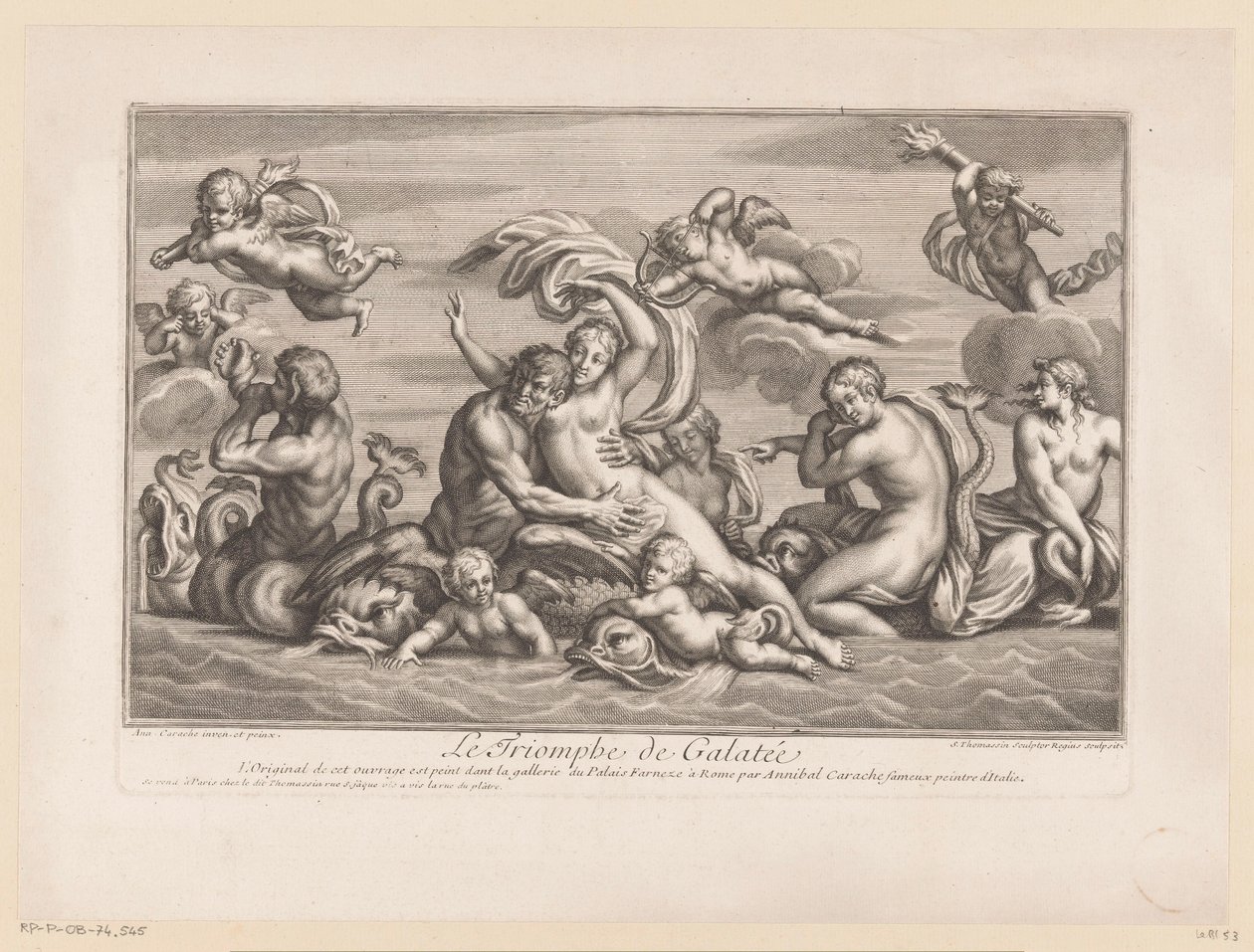 Triomf van Galatea de Simon Thomassin
