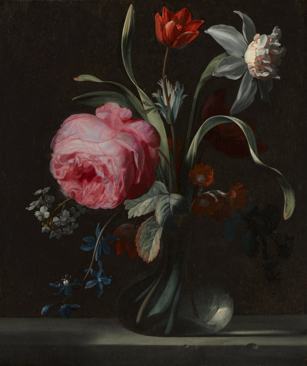 Flowers in a Vase de Simon Verelst