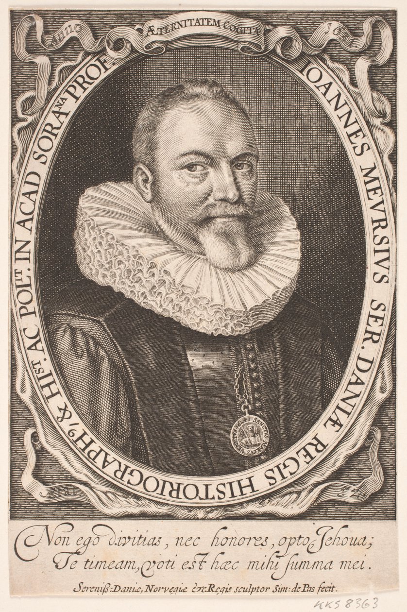 Johannes Meursius, historiador real de Simon de Pas