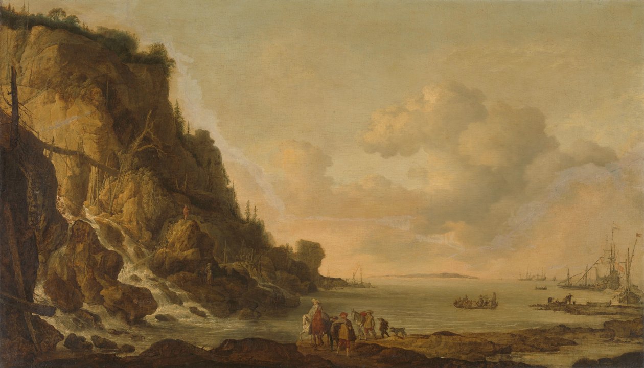 Costa rocosa de Simon de Vlieger (attributed to)
