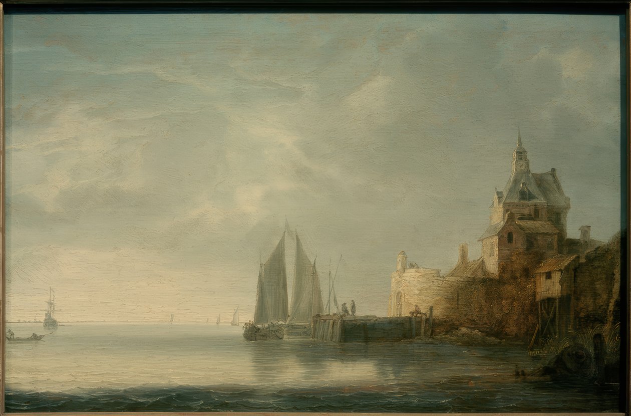 La Groothoofdspoort en Dordrecht de Simon de Vlieger