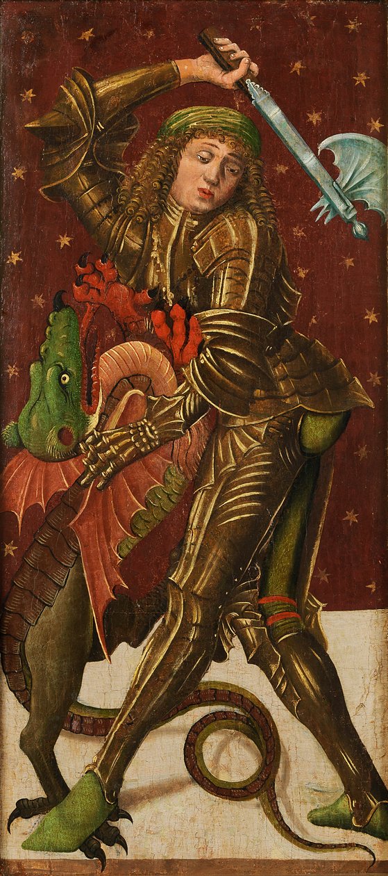 San Jorge matando al dragón de Simon von Taisten