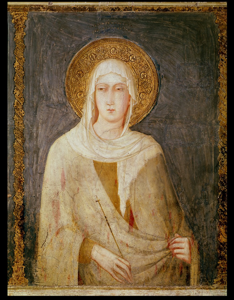 Cinco santos (detalle) de Simone Martini