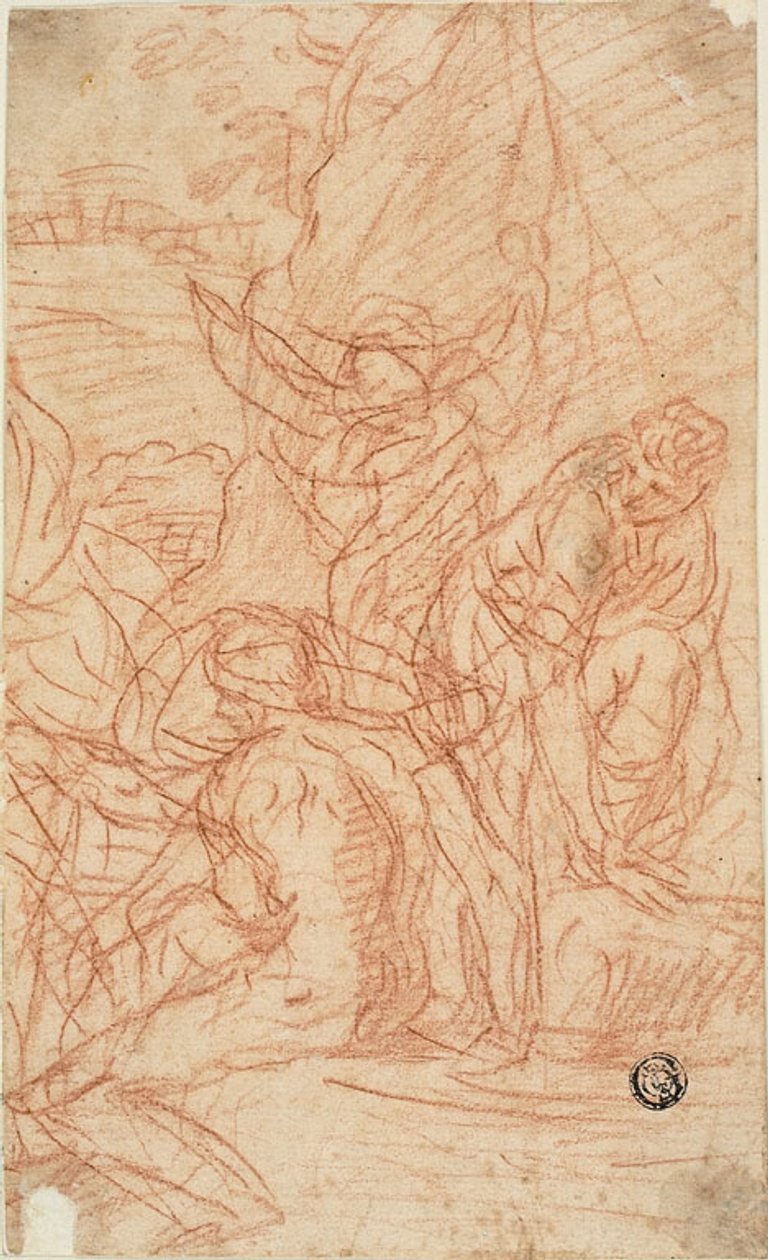 Baño de ninfas de Simone Cantarini