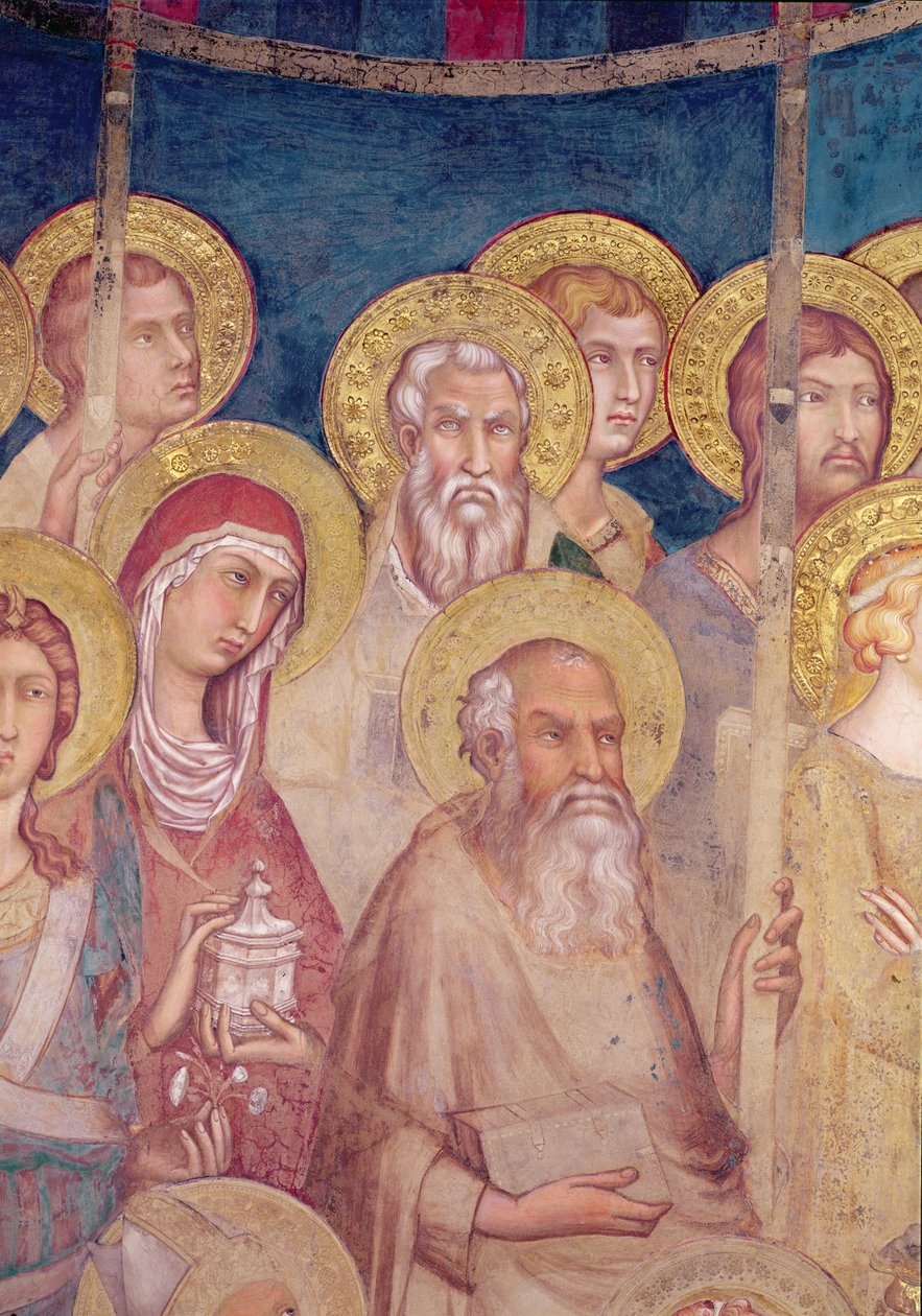 Maestà (detalle) de Simone Martini