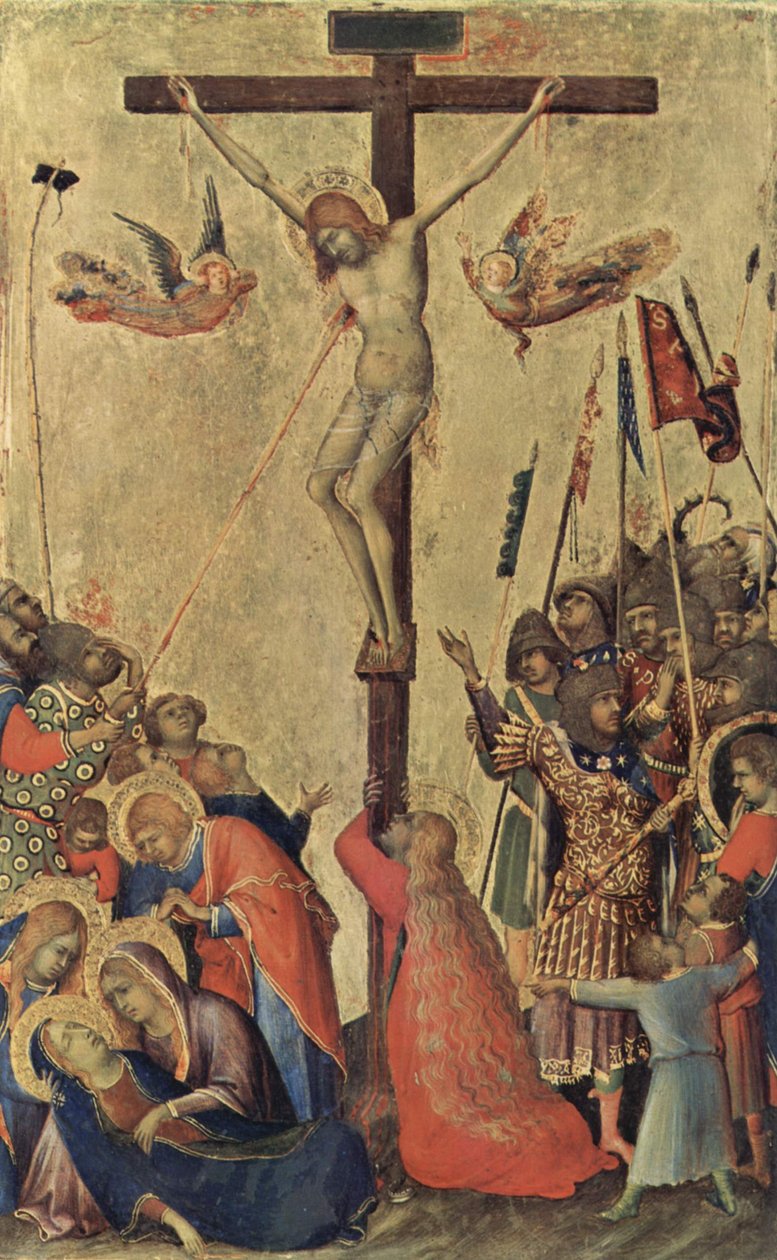 Políptico Orsini: Crucifixión de Simone Martini