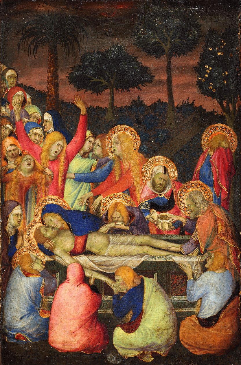 El entierro de Cristo de Simone Martini