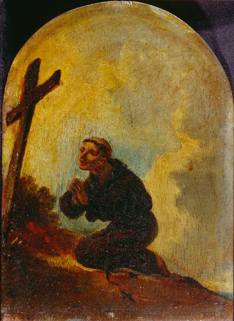Fraile en oración de Sir Peter Francis Bourgeois