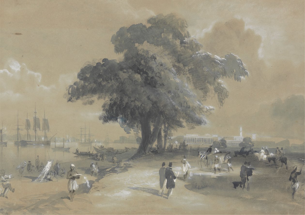 Ciudad y puerto de Calcuta de Sir Charles D
