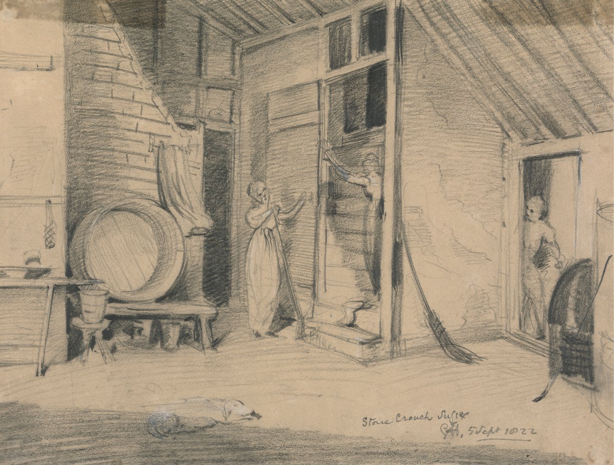 Cocina: Interior, Piedra Crouch de Sir George Hayter