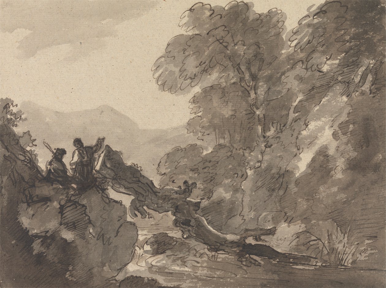 Paisaje romántico de Sir George Howland Beaumont seventh Baronet