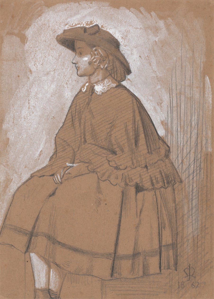 Estudio de una niña de Sir John Everett Millais