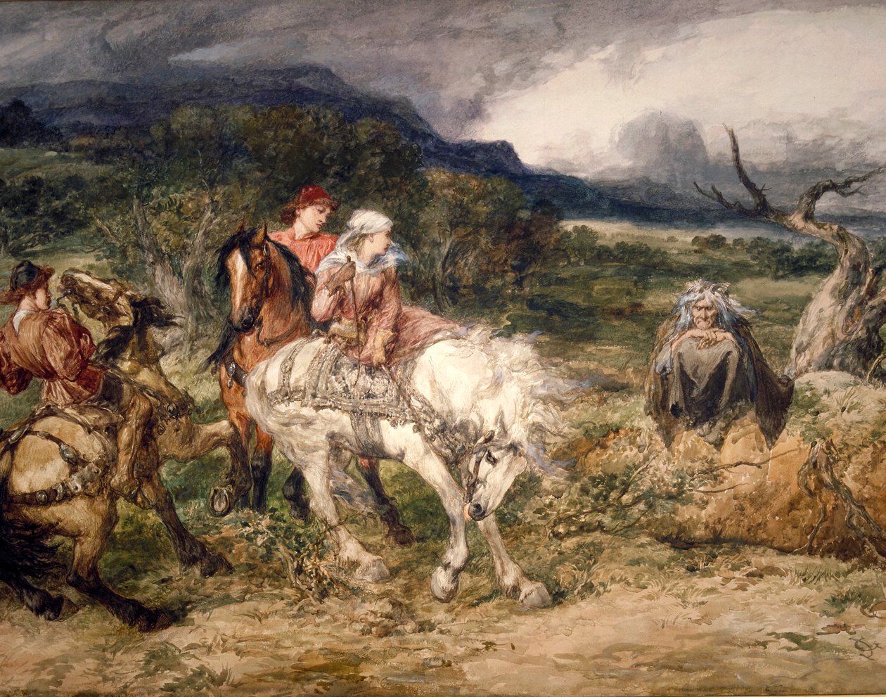 La bruja, 1889 de Sir John Gilbert