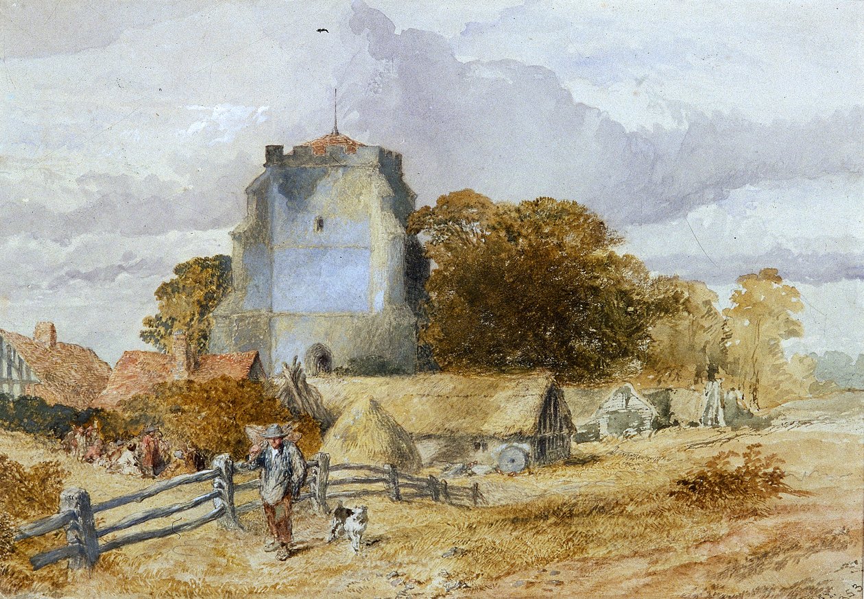 Iglesia de Westham, Pevensey, East Sussex, 1851-1859 de Sir John Gilbert
