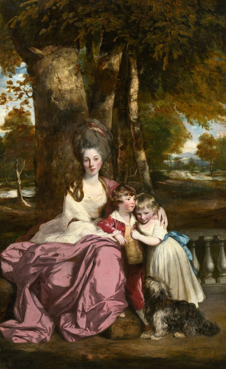 Lady Elizabeth Delmé y Sus Hijos de Sir Joshua Reynolds