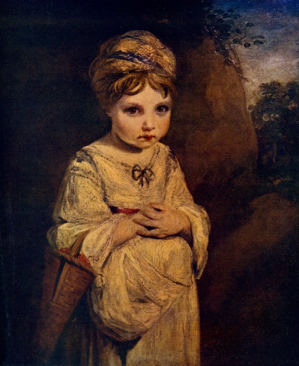 La niña de las fresas de Joshua Reynolds