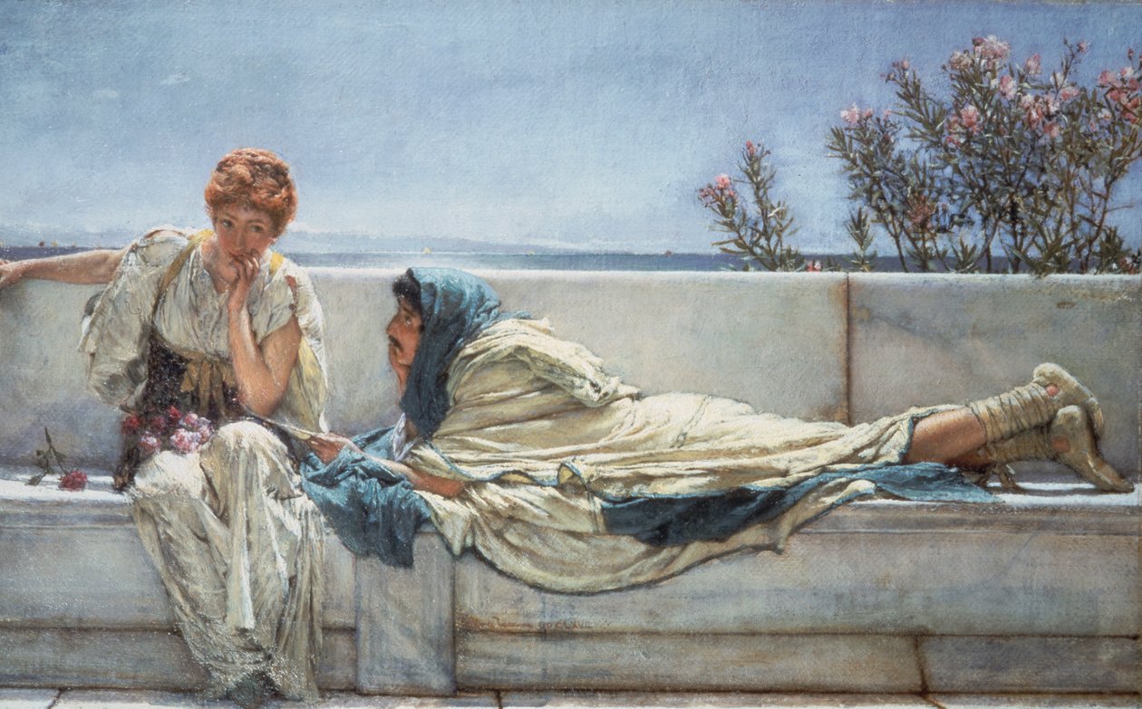 Suplicando, 1876 de Sir Lawrence Alma Tadema