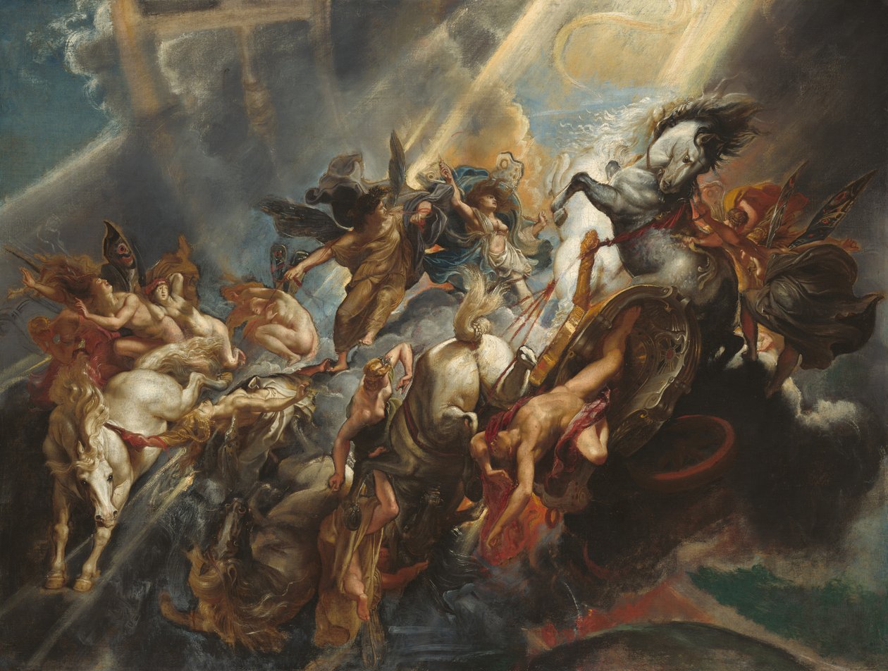 La Caída de Faetón de Sir Peter Paul Rubens