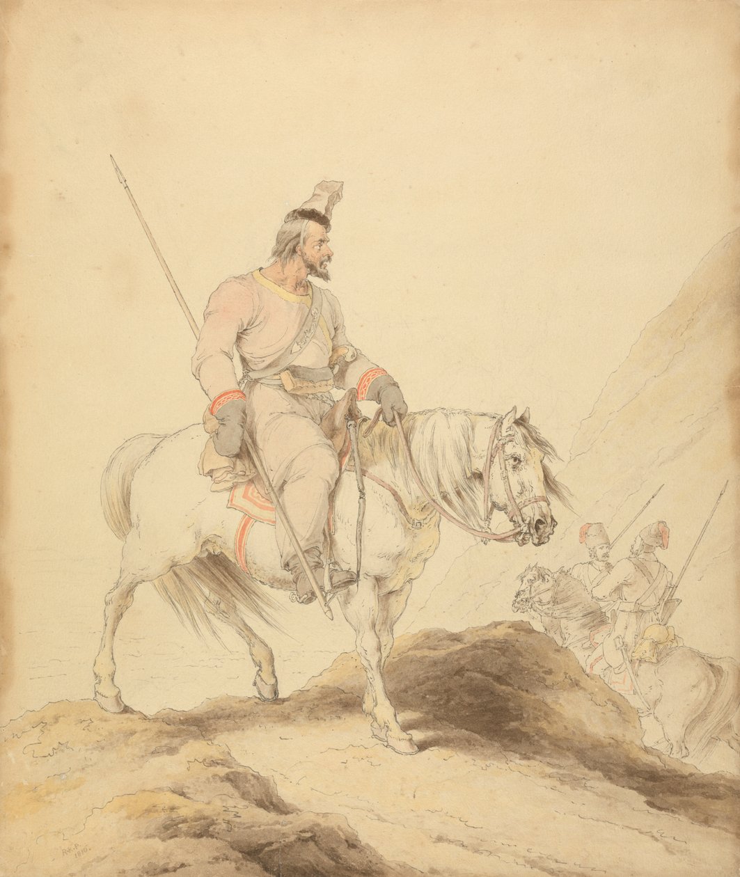 Un cosaco de los Urales de Sir Robert Kerr Porter