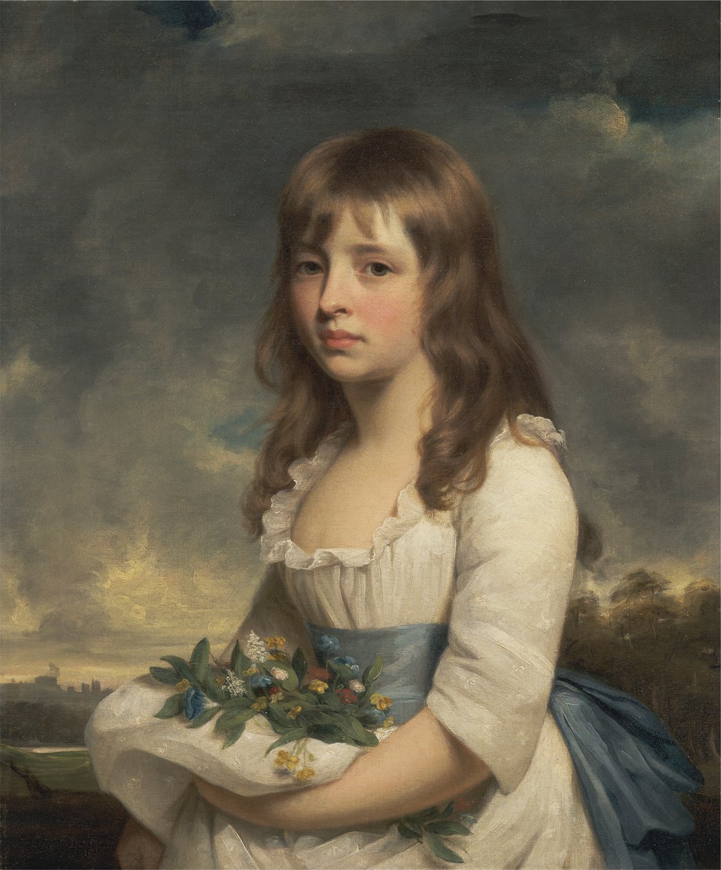 Retrato de una chica de Sir William Beechey