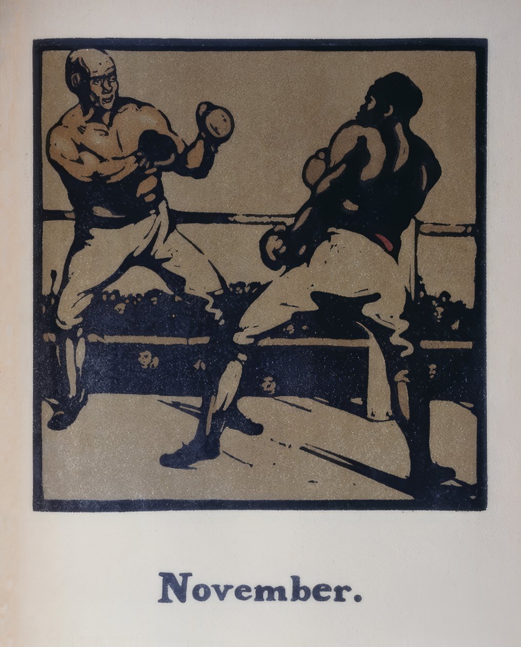 Boxeo de Sir William Nicholson