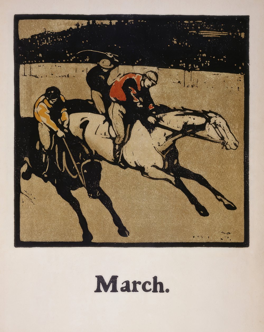 Carrera de caballos de Sir William Nicholson