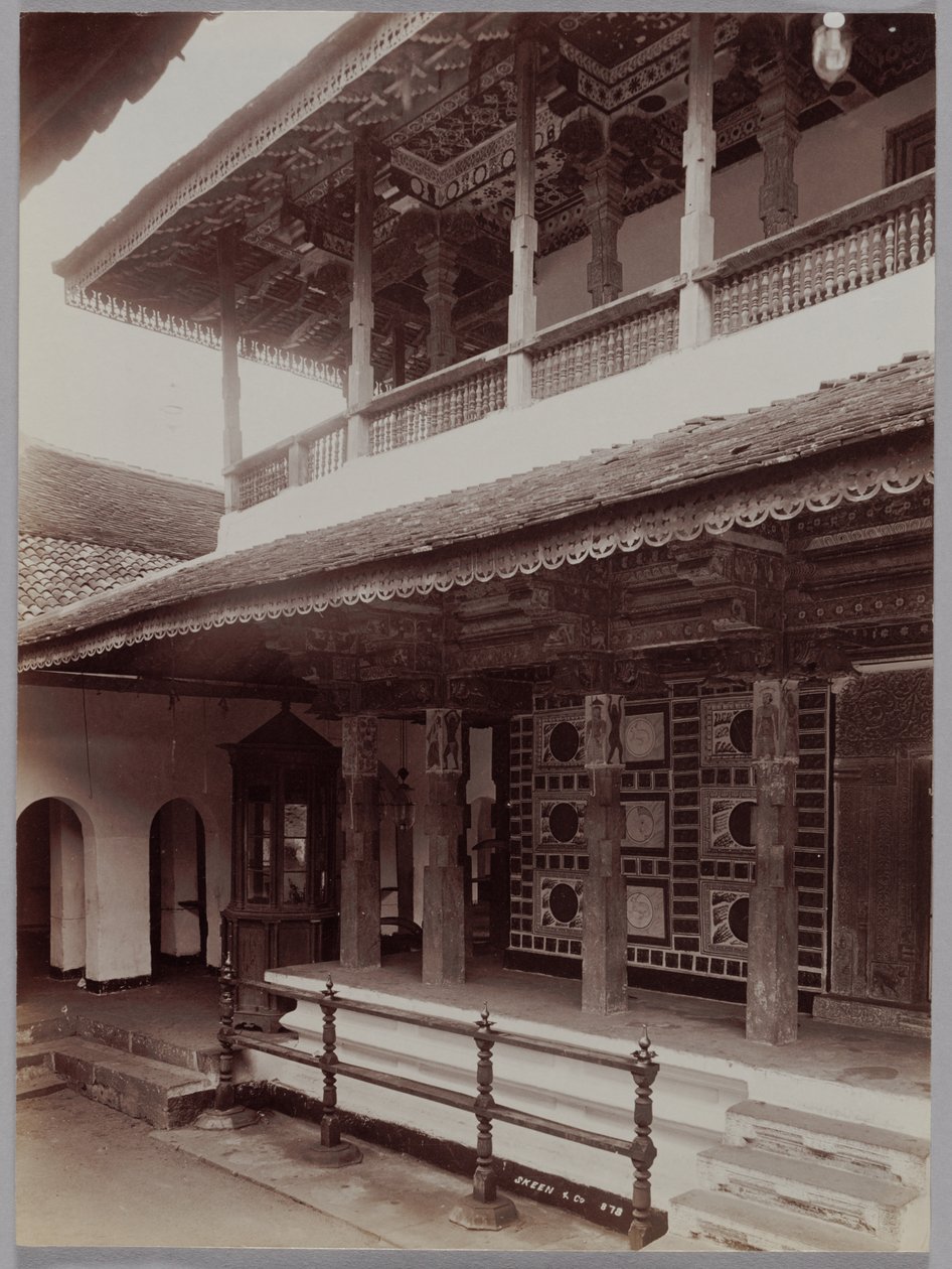 Templo budista en Kandy, Ceilán de Skeen and Co.