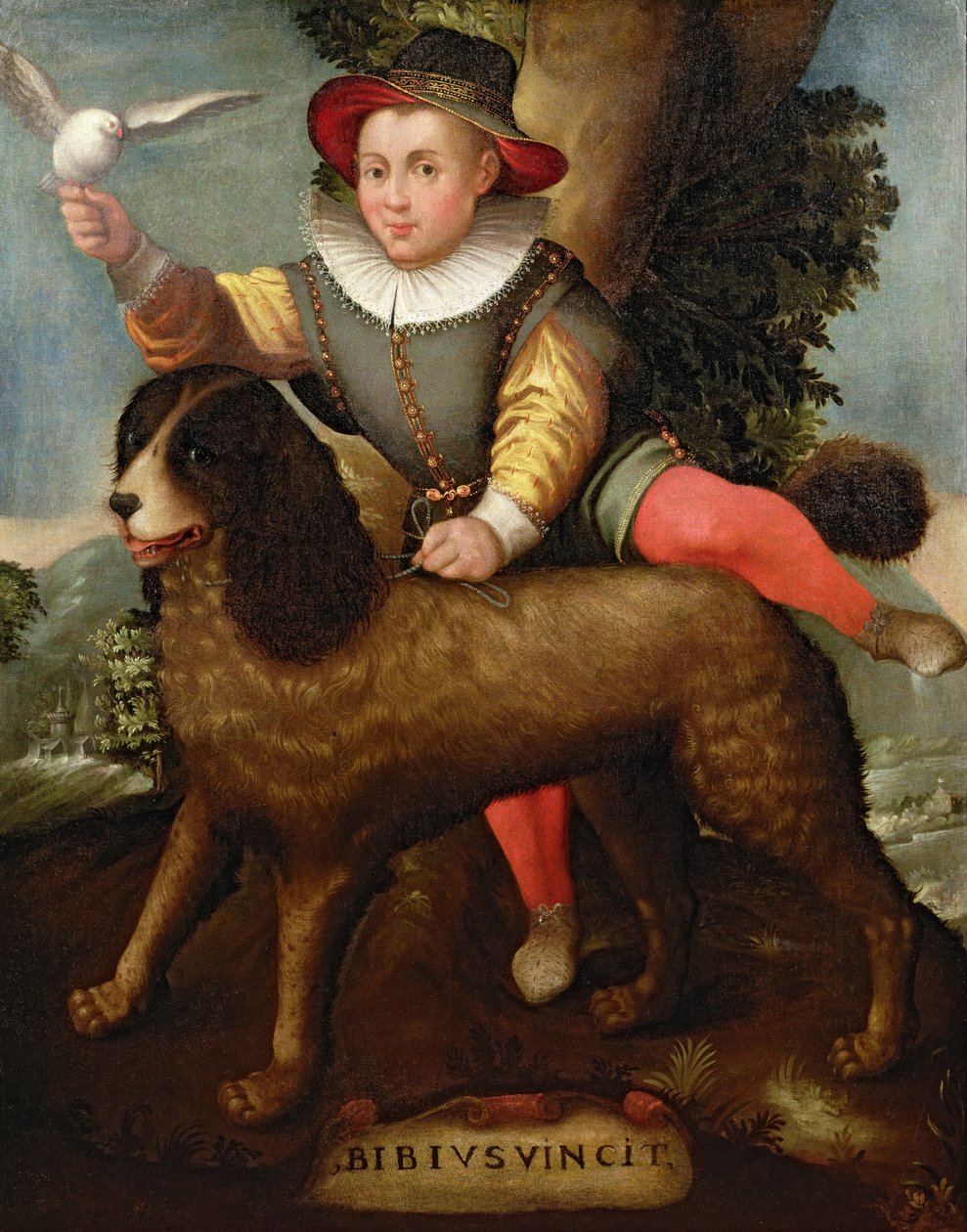 Niño y perro, 