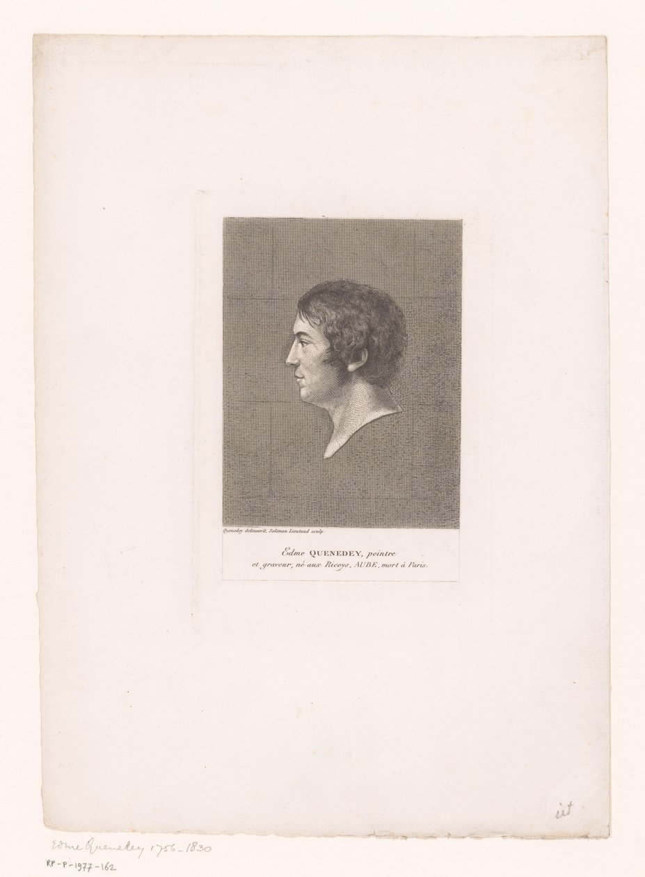 Retrato de Edme Quenedey de Soliman Lieutaud