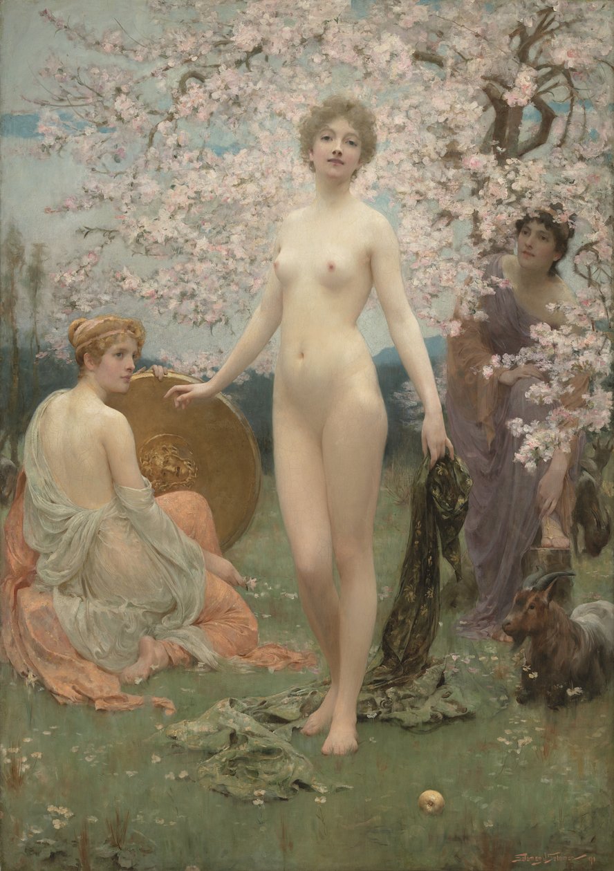 El juicio de París de Solomon Joseph Solomon