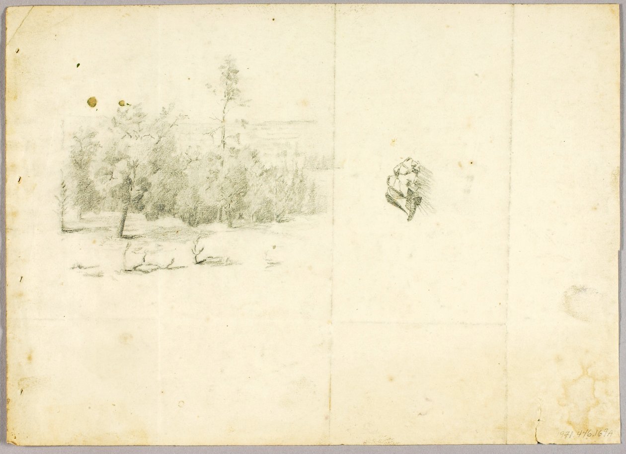 Paisaje, Desnudo de Solon H. Borglum