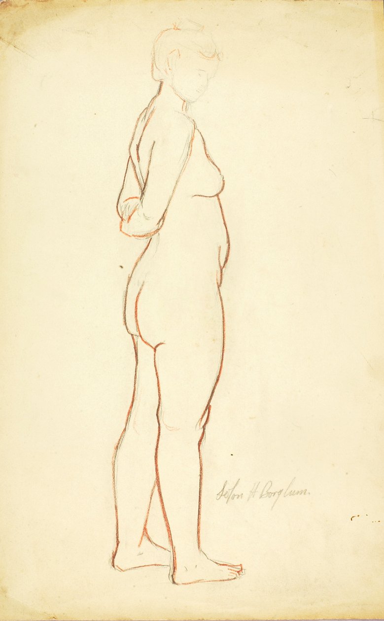Desnudo de Solon H. Borglum
