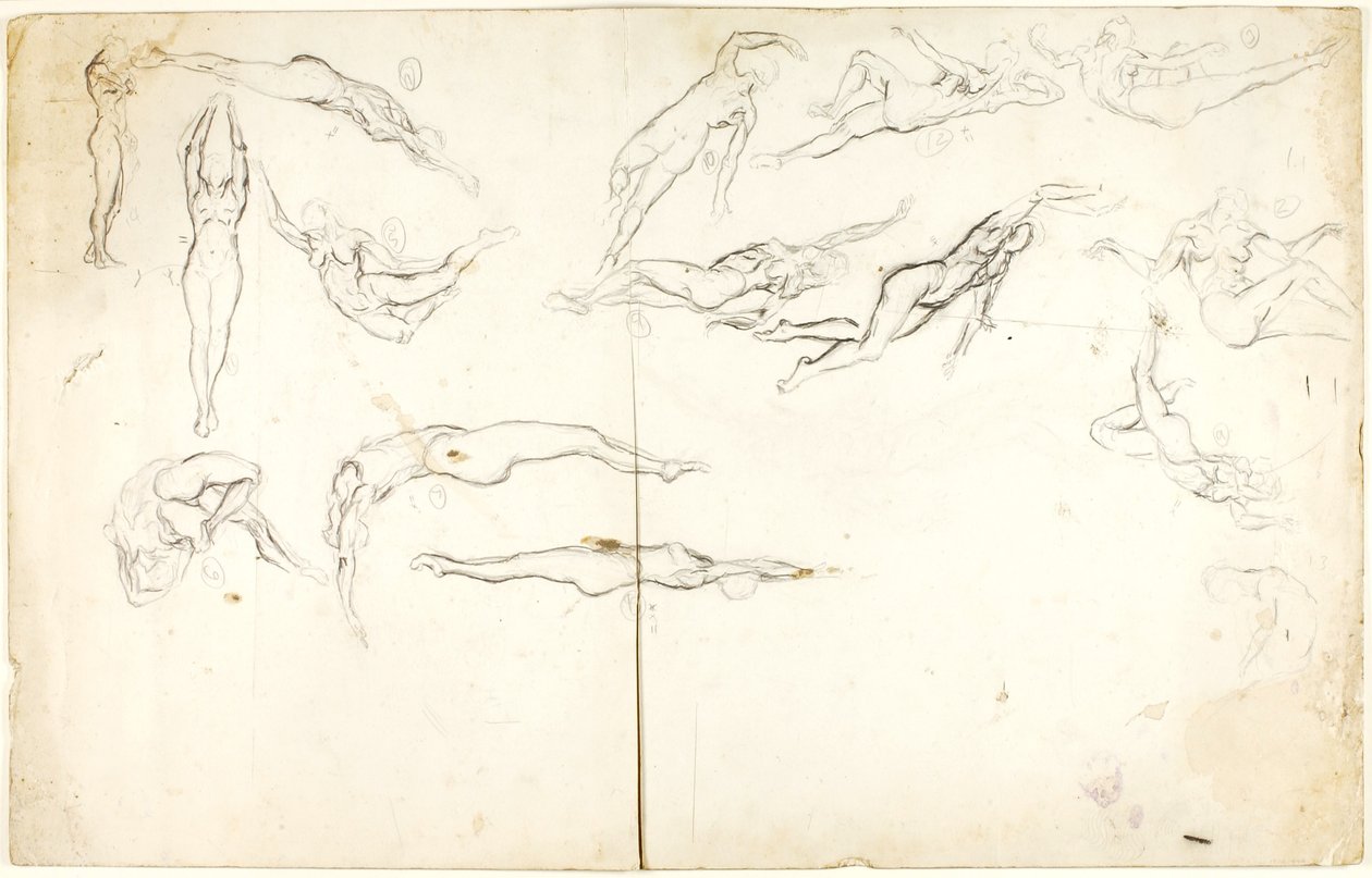 Estudios de desnudo, Campana de Solon H. Borglum