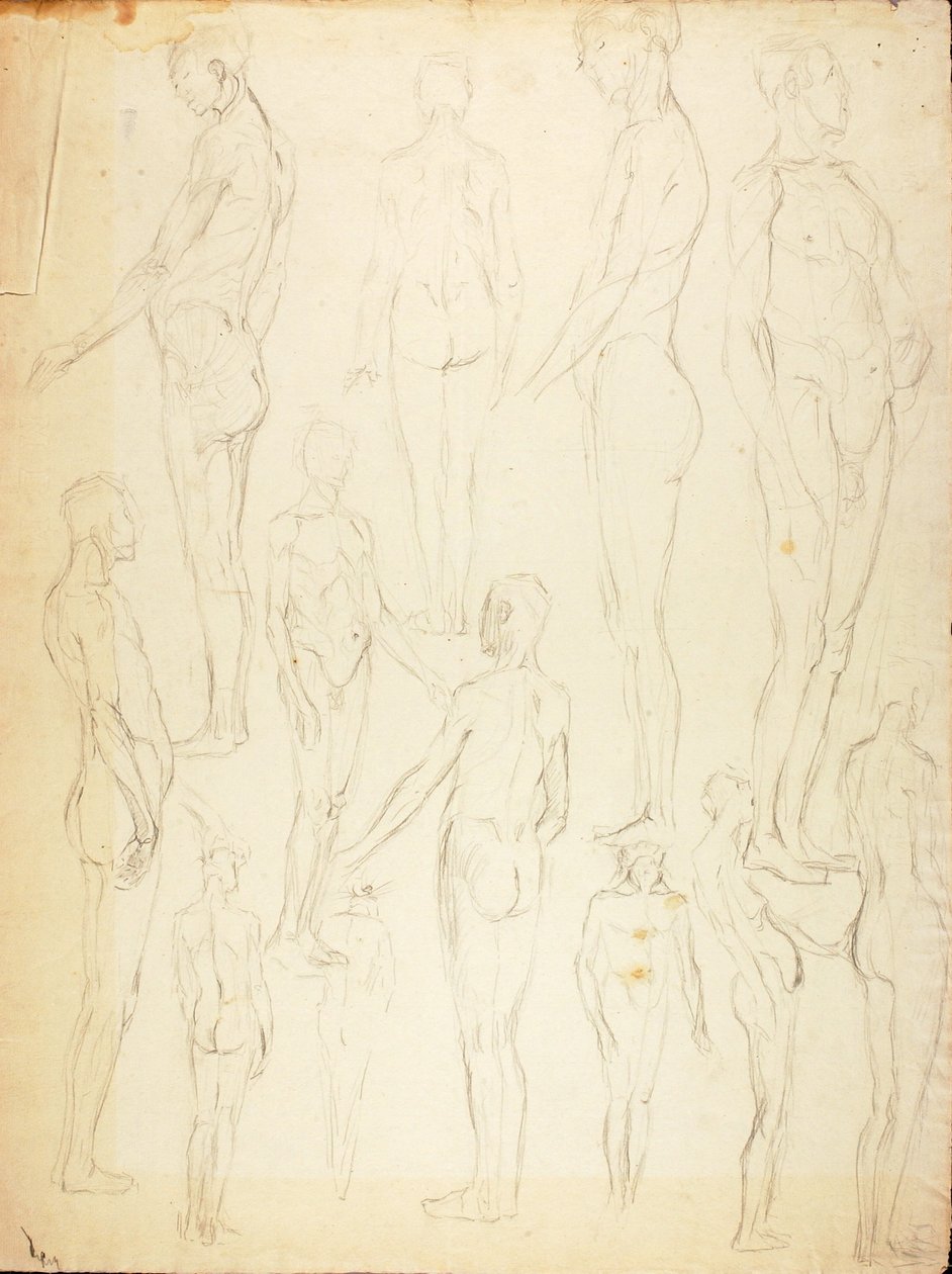 Desnudos de Solon H. Borglum