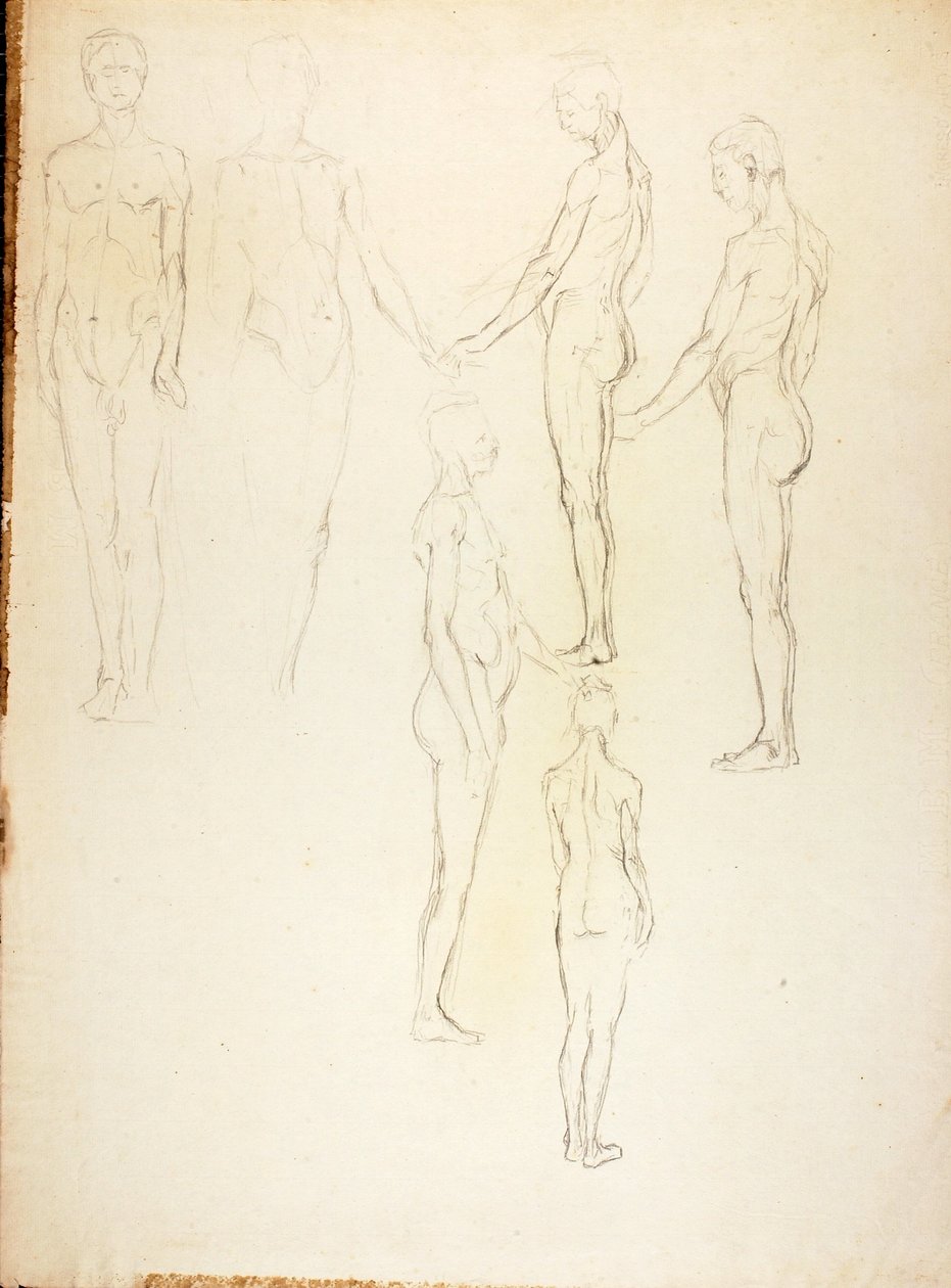 Desnudos de Solon H. Borglum