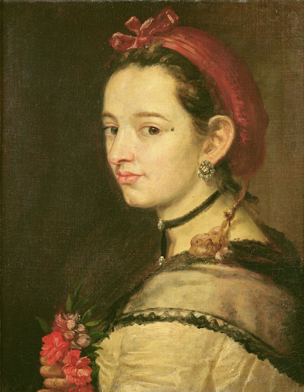 Retrato de una mujer de Spanish School