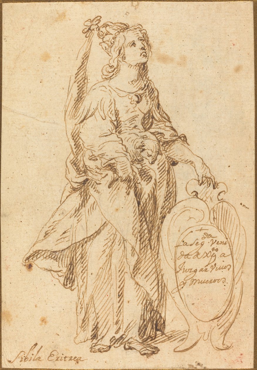 Sibila eritrea de Spanish 17th Century