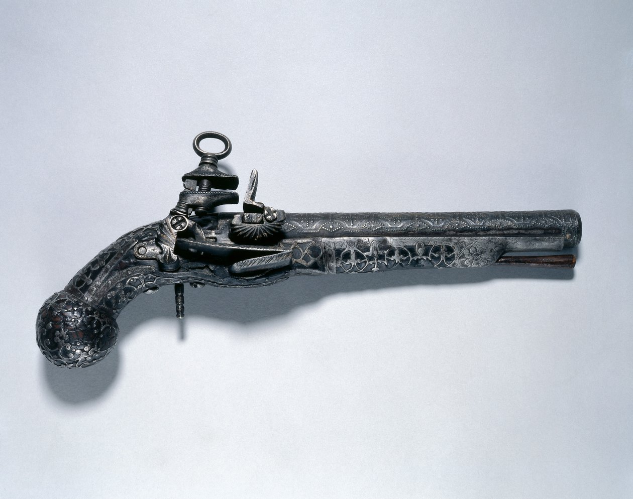 Pistola Snaphaunce, siglo XVII de Spanish School