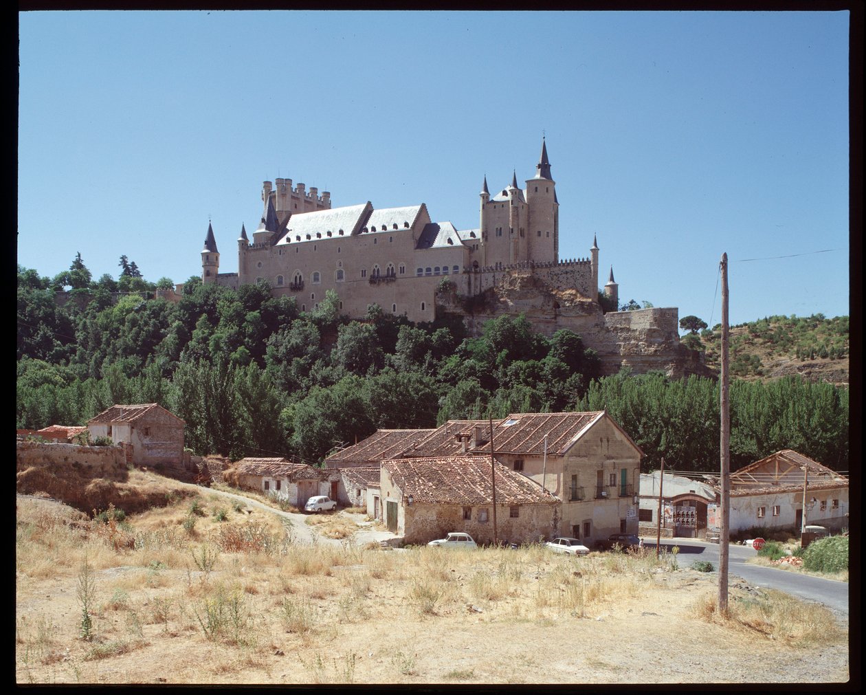 Vista del alcázar de Spanish School