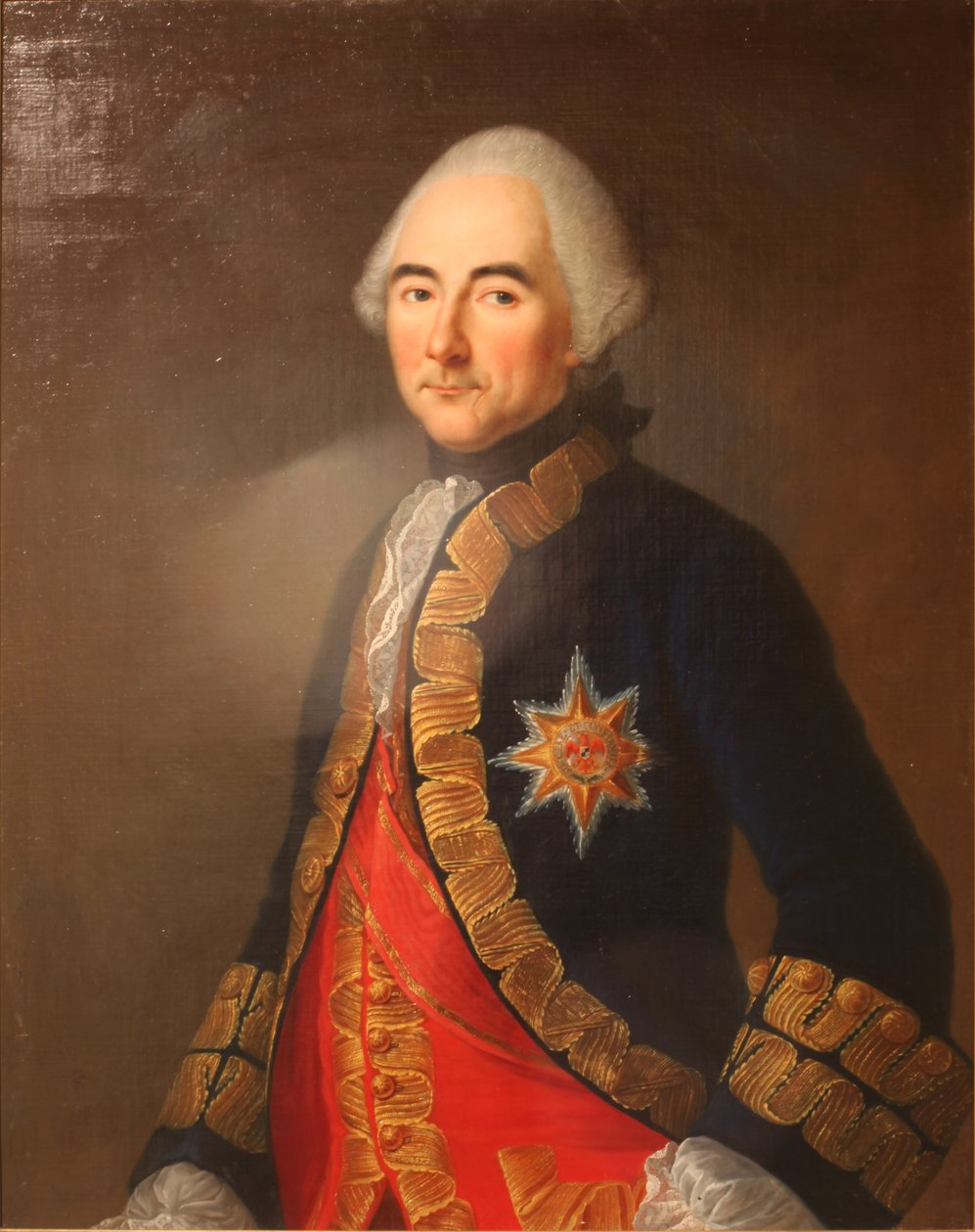 Retrato de Jean-Jacques, conde de Beausobre, en uniforme de teniente general de Speiségger