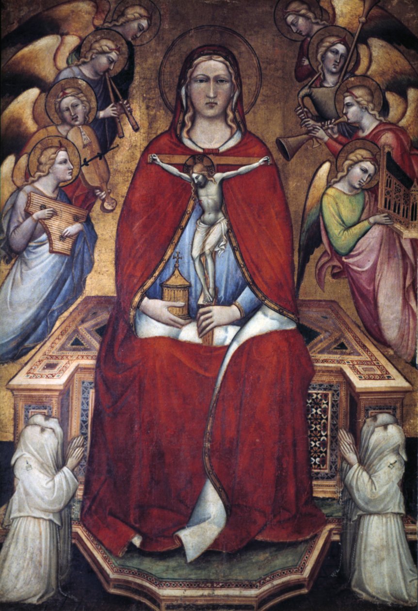 Estandarte procesional, c1395-1400 de Aretino Luca Spinello or Spinelli